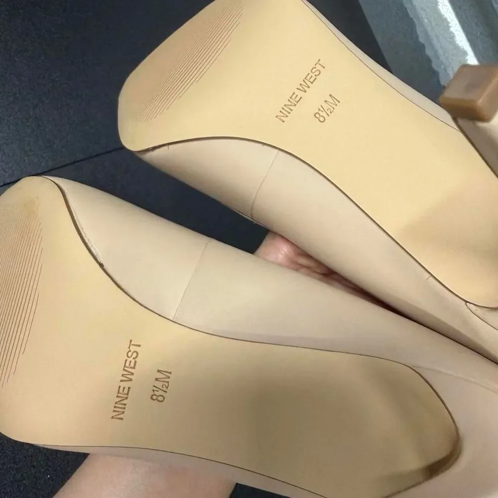 Nine-west Women's Tan and Cream Courts